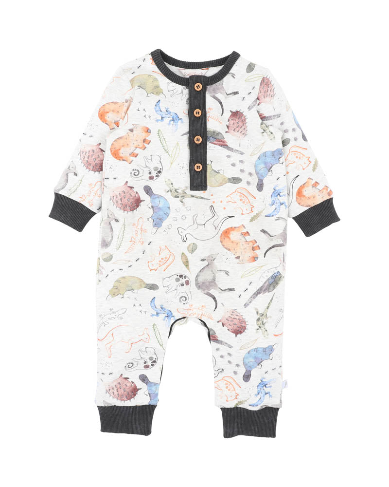 Fox & Finch Outback Adventure Romper in MULTI
