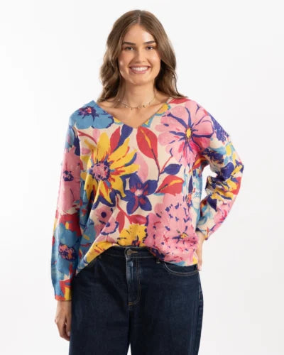 Sassy Duck V-Neck Jumper Vistas