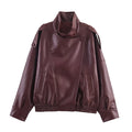 Smaibulum - Faux Leather Coat