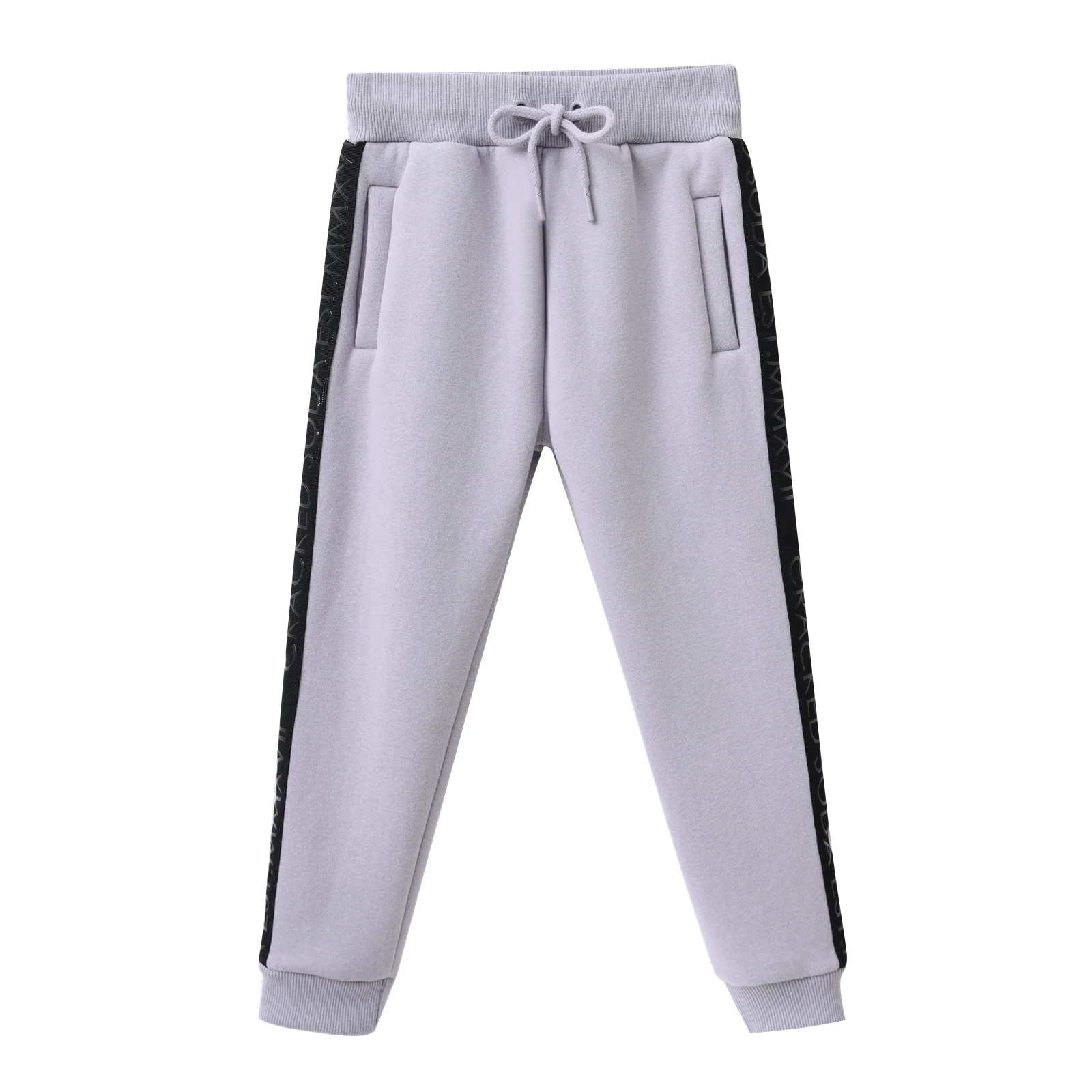 Cracked Soda - Milo Black Strip Trackpant