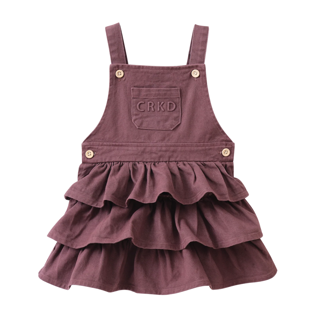 Cracked Soda - Blossom Denim Pinafore