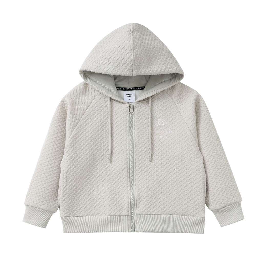 Cracked Soda - Bella Zip Textured Jacket