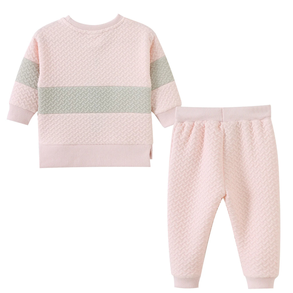Cracked Soda - Bella Detailed Crew Pant Set