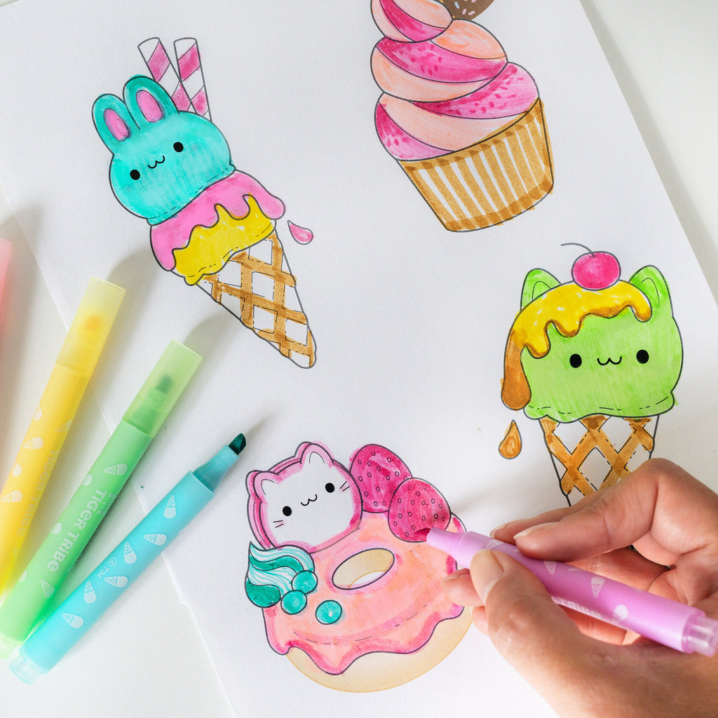 Tiger Tribe Scented Sundae Markers in Single