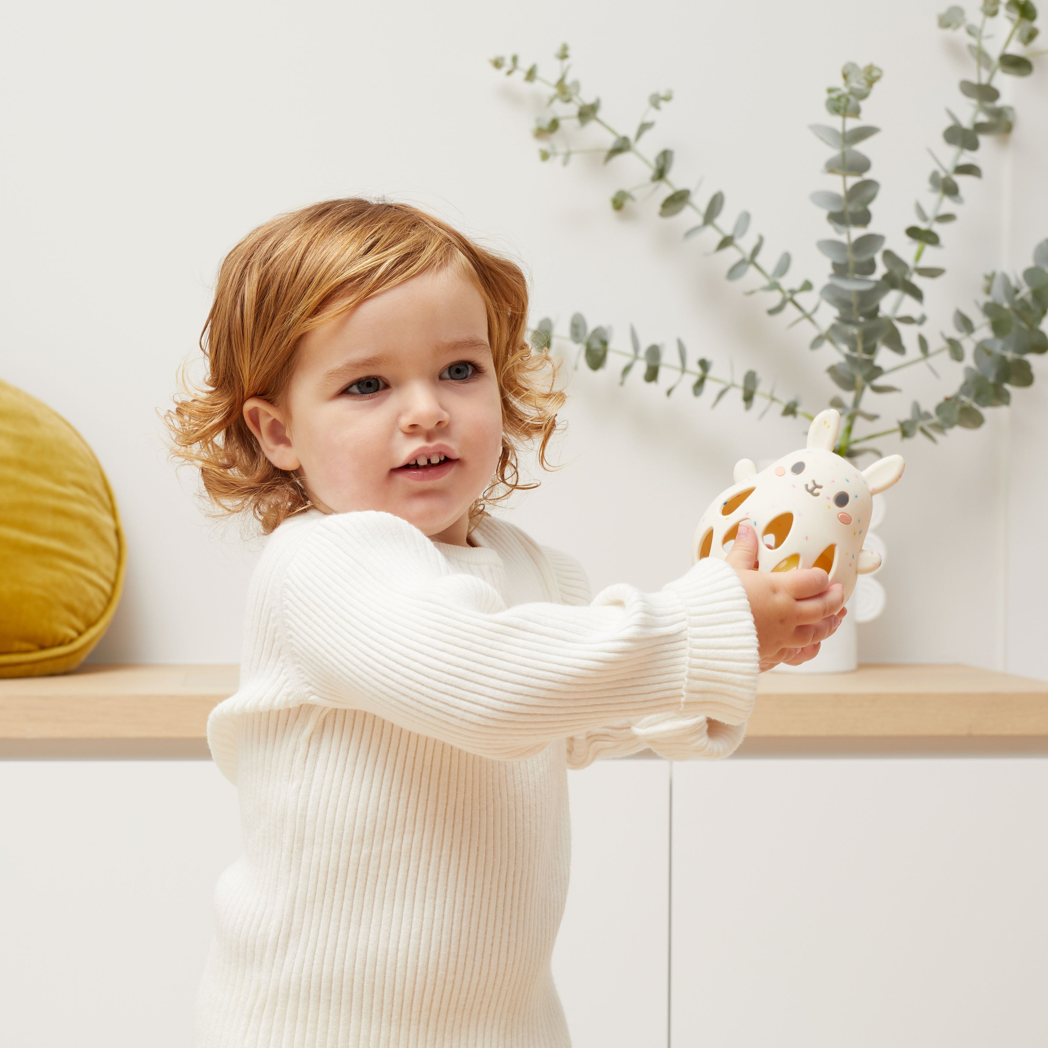 Tiger Tribe Silicone Rattle - Bunny in Single