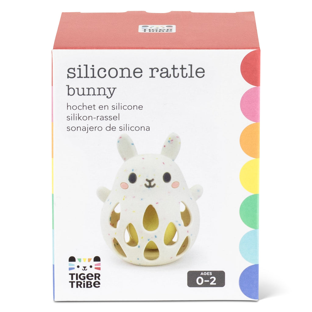 Tiger Tribe Silicone Rattle - Bunny in Single