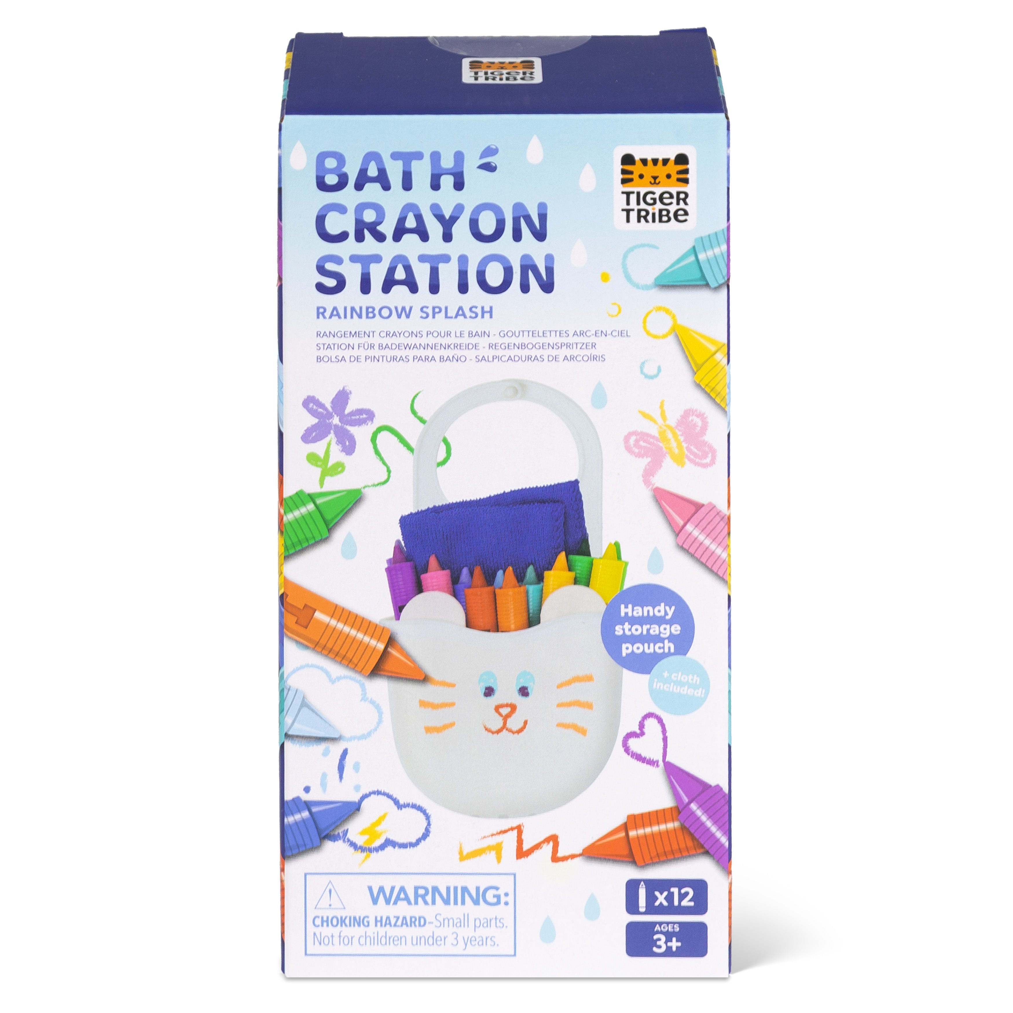 Tiger Tribe Bath Crayon Station -  Rainbow Splash in Single
