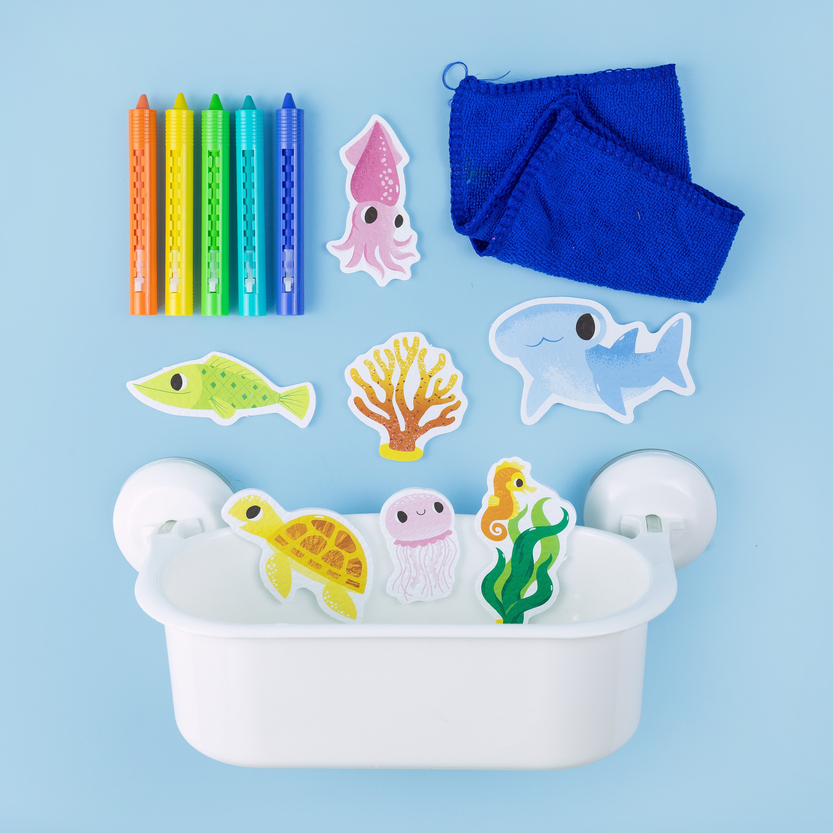 Tiger Tribe Bath Art - Ocean Stories in Single
