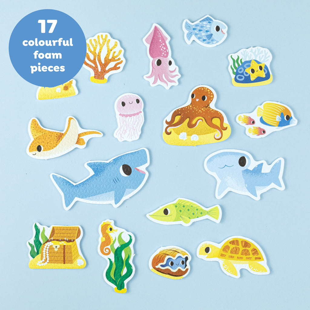 Tiger Tribe Bath Art - Ocean Stories in Single