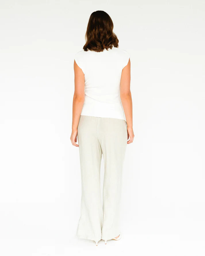 White Closet - Wrap Knit Top