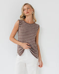 White Closet - Classic Bouckle Knit Top