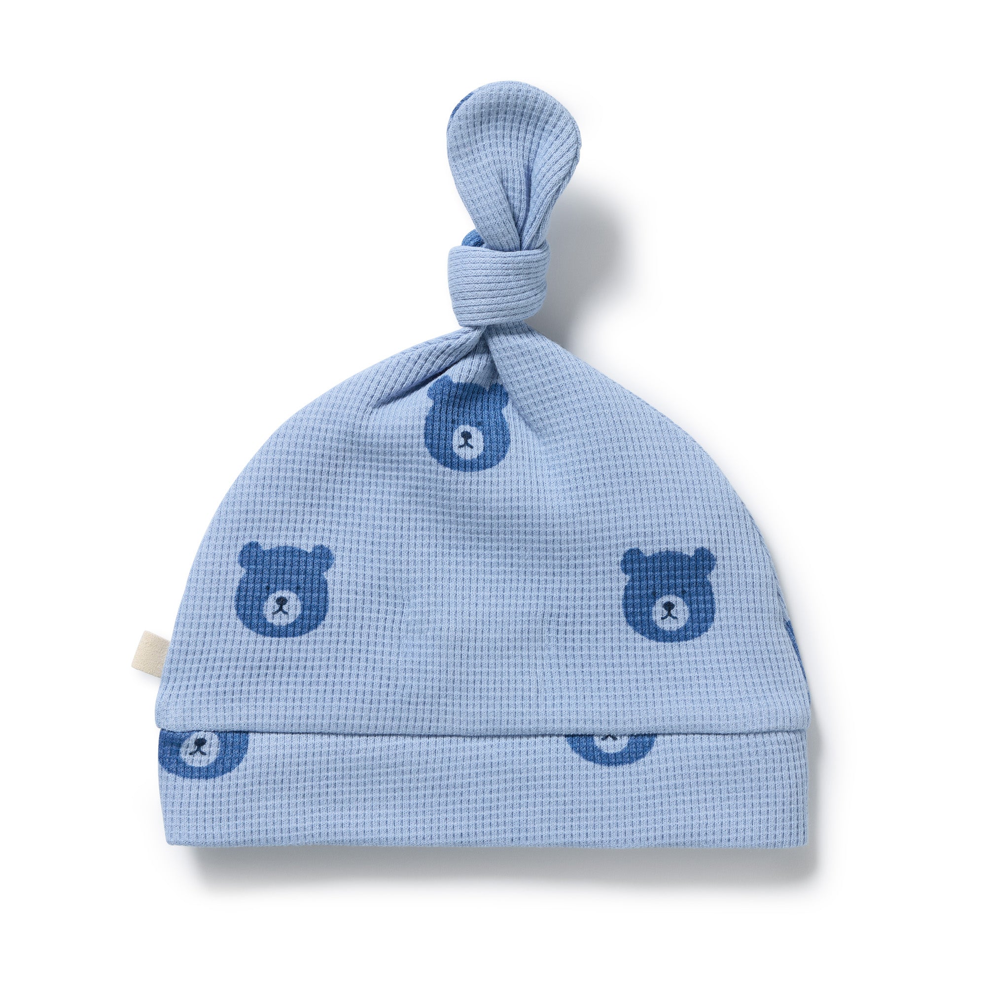 Wilson And Frenchy Bear Hugs Organic Waffle Knot Hat