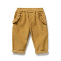 Wilson And Frenchy Amber Glow Organic Cord Ruffle Pant