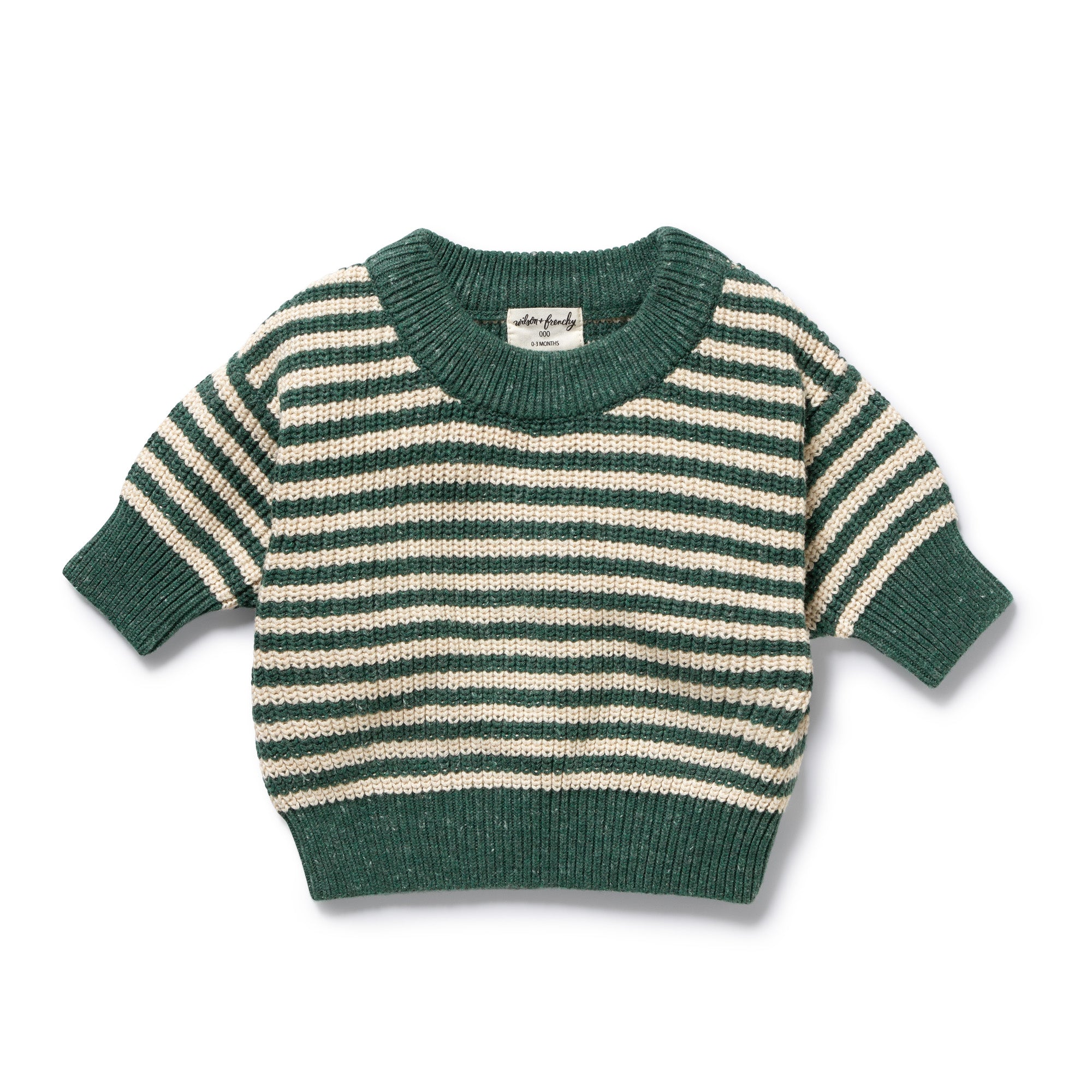 Wilson And Frenchy Clover Organic Knitted Stripe Jumper