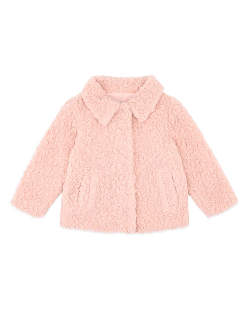 Bébé by Minihaha Emmy Sherpa Jacket 3-7 Yrs in PINK
