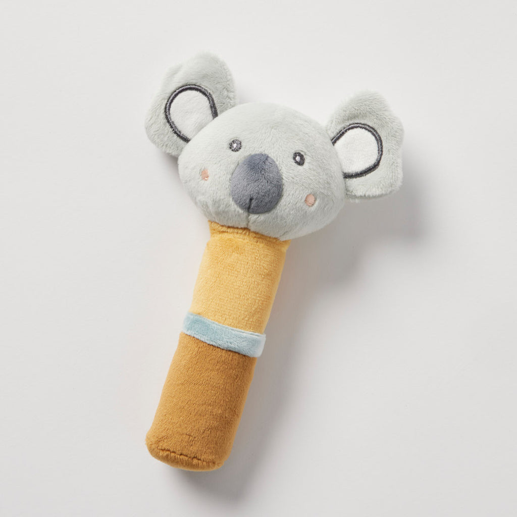 Jiggle & Giggle Hugglies Koala Squeaker in Blue/Grey