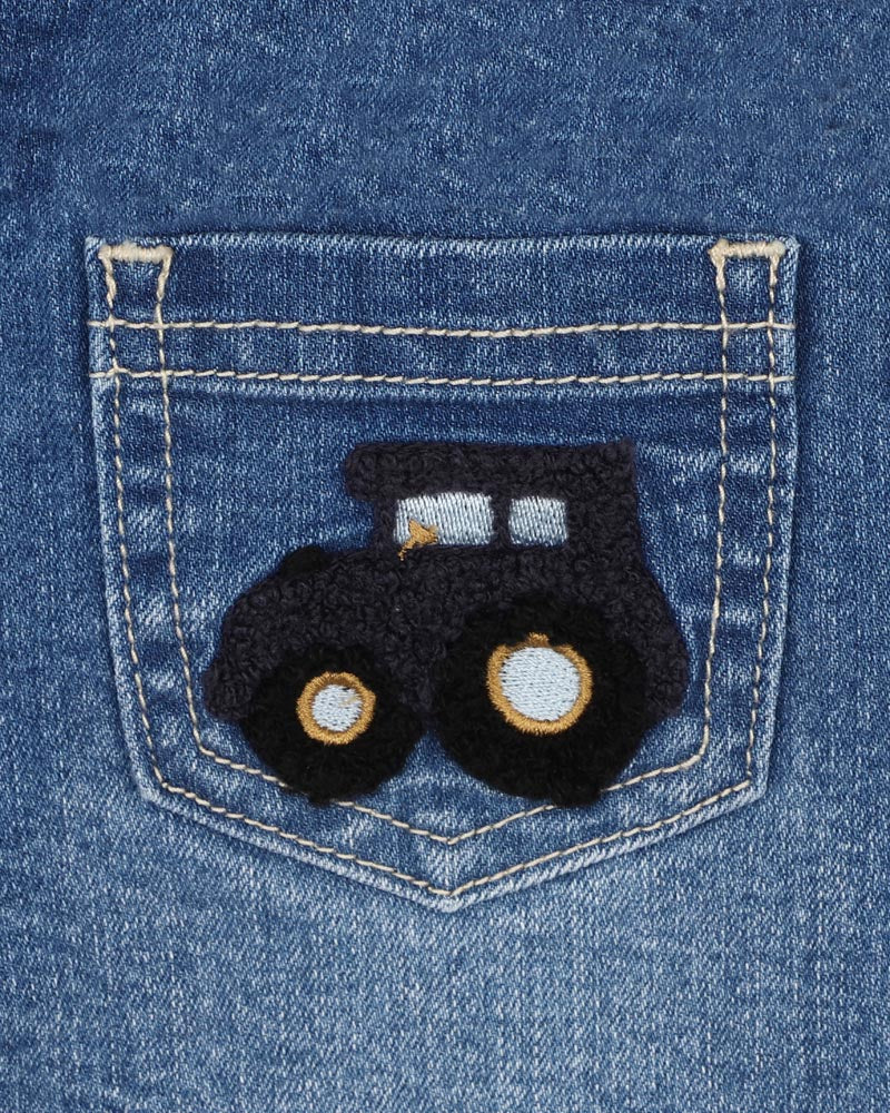 Bébé by Minihaha Hunter Denim Pull On Jeans 3-5 Yrs in BLUE