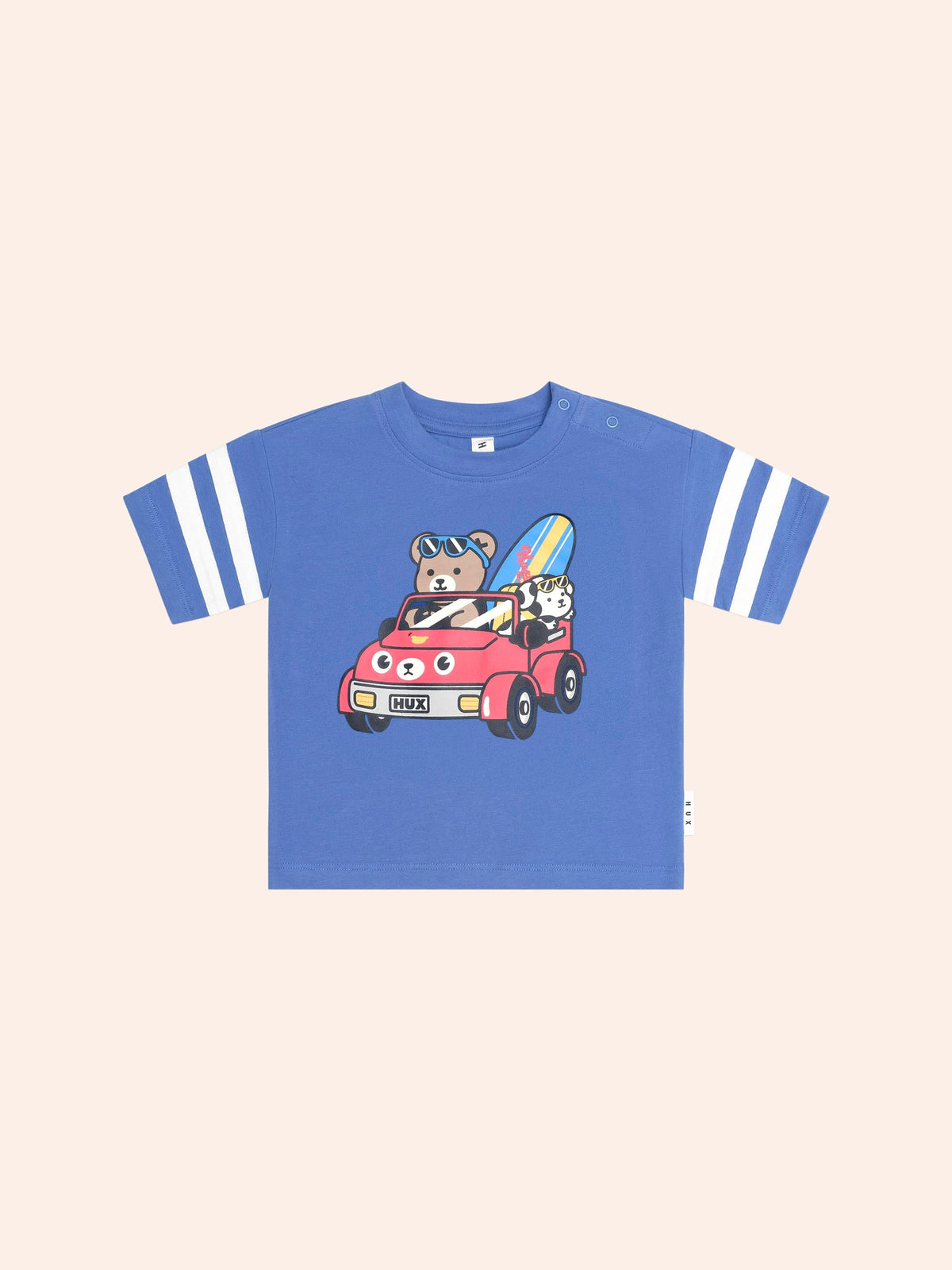 HUXBABY Beach Buggy Sporty Slouchy Tee in COBALT