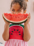 HUXBABY One-In-A-Melon Check Dress in Single
