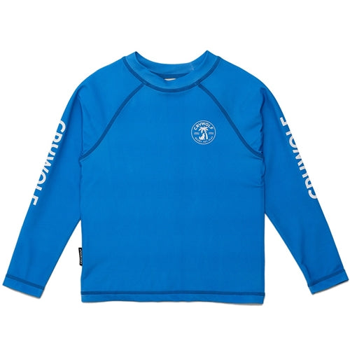 Crywolf - Long Sleeve Rash Vest - Deep Sea Blue (Lucky Days)
