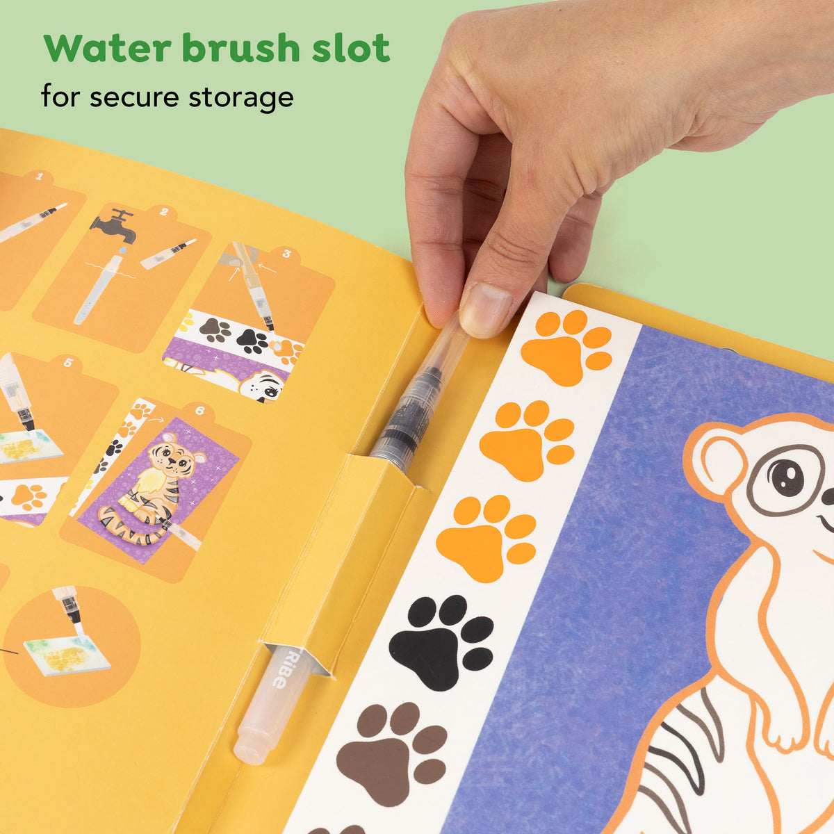 Tiger Tribe Paint a Picture Set - Wild Animals in Single