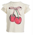 Eve Girl - Chloe Cherry Frill Tee (3-7)