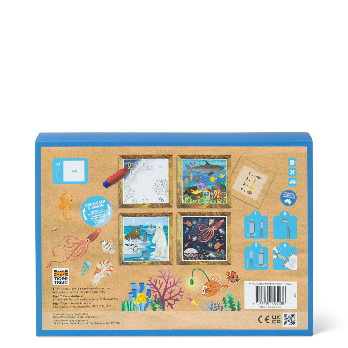 Tiger Tribe Magic Painting World - Ocean in Single
