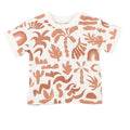 Fox & Finch - Abstract Oasis Caramel Tee (1-2)