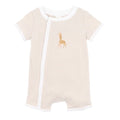 Bebe - Billie Giraffe Organic SS Zipsuit