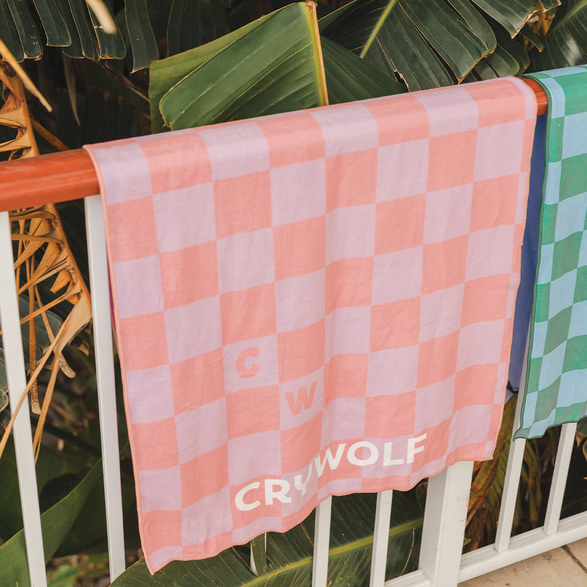 Crywolf RAPID DRY TOWEL Flamingo Check in Single