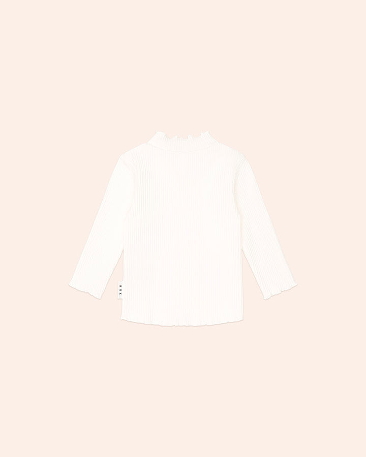 Huxbaby Almond Milk Rib Skivvy in ALMOND MILK