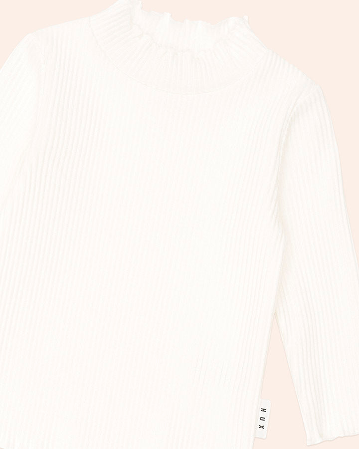 Huxbaby Almond Milk Rib Skivvy in ALMOND MILK