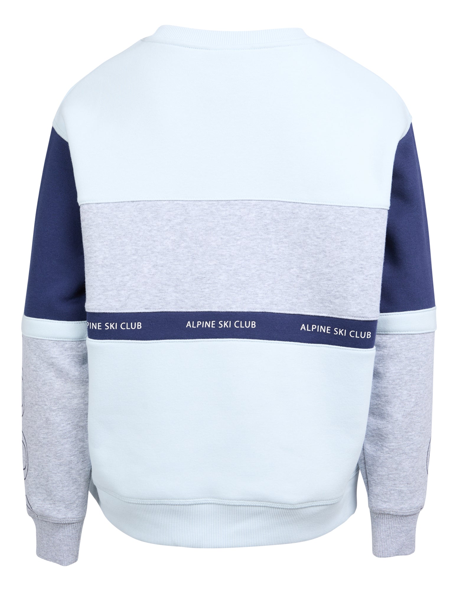 Eve Girl Alpine Panelled Crew (Size 8-16) in LIGHT BLUE