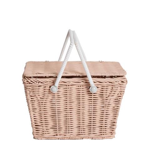 Olli Ella - Piki Rattan Basket - Rose