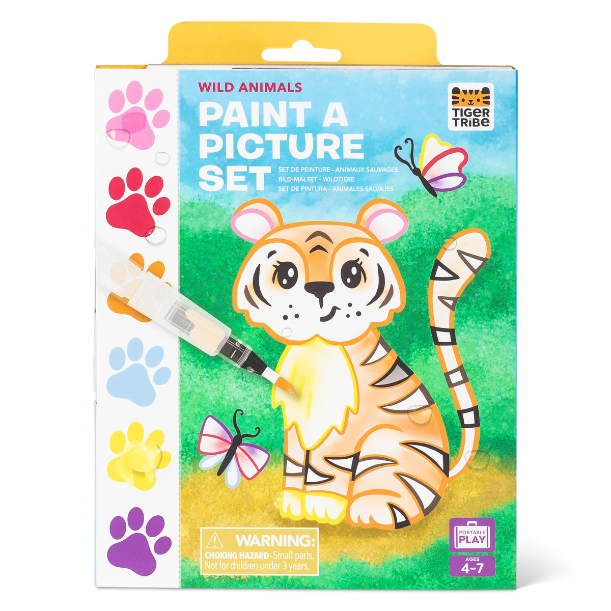 Tiger Tribe Paint a Picture Set - Wild Animals in Single