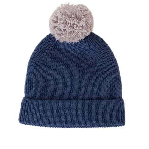 Acorn - Oslo Merino Ribbed Beanie Navy
