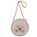 Acorn - Lion Straw Bag