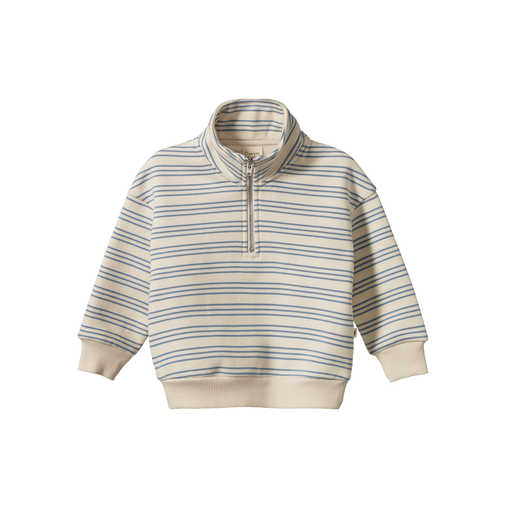 Nature Baby Camper Sweater in Stripe Trio