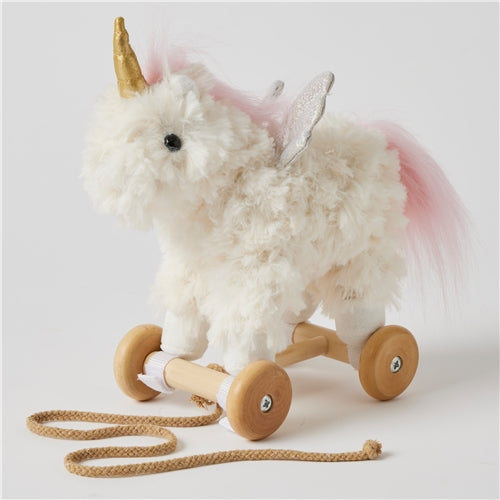 Jiggle & Giggle - Unicorn Plush Pull Along