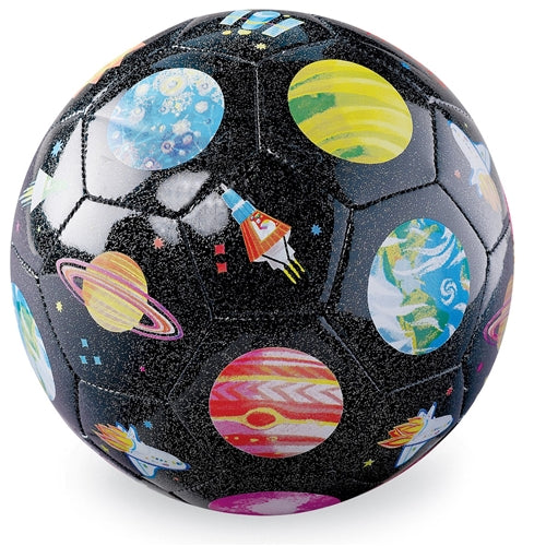 Crocodile Creek - Glitter Soccor Ball - Space Exploration (Size 3)