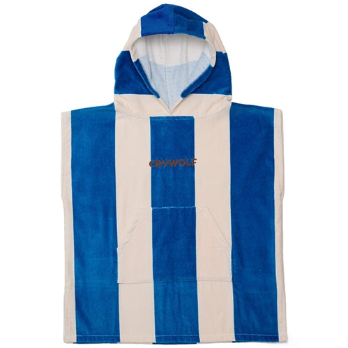 Crywolf - Hooded Towel - Deep Sea Stripe (Lucky Days)