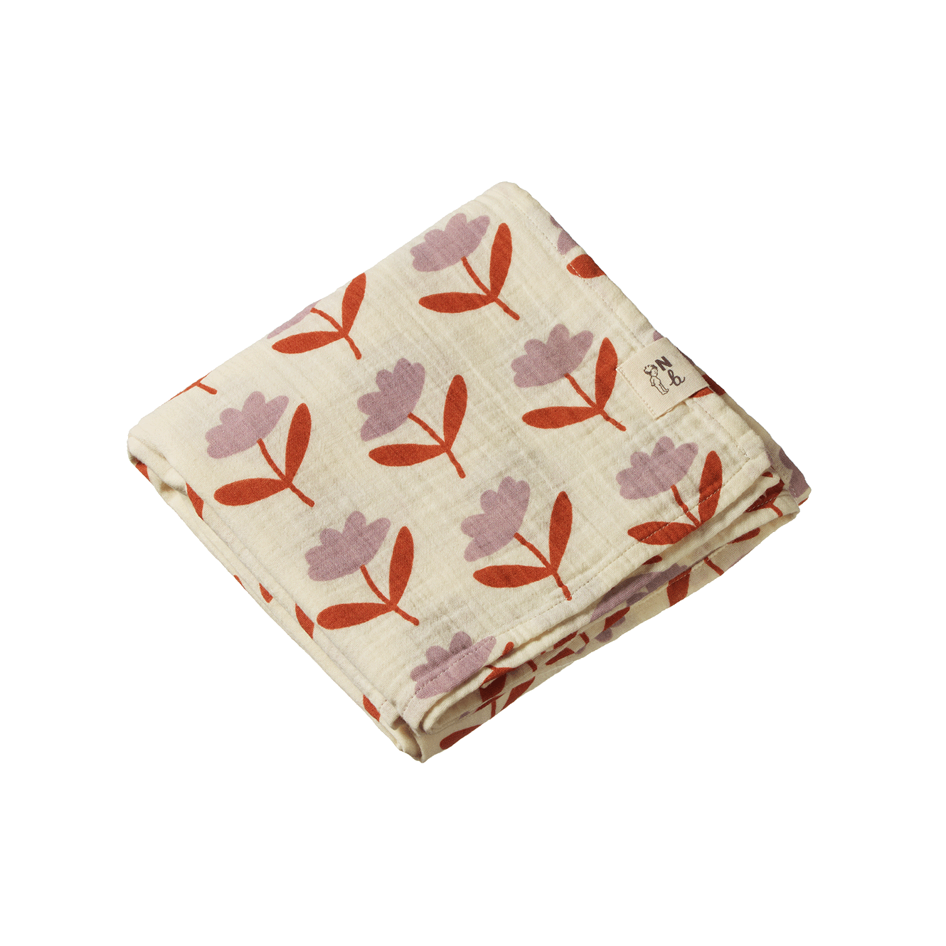 Nature Baby MUSLIN WRAP in Fleurette Print