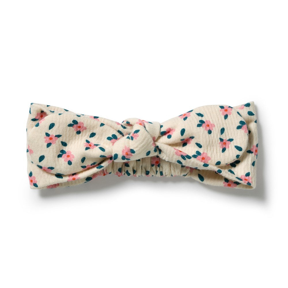 Wilson and Frenchy Little Blossom Organic Crinkle Headband in Little Blossom