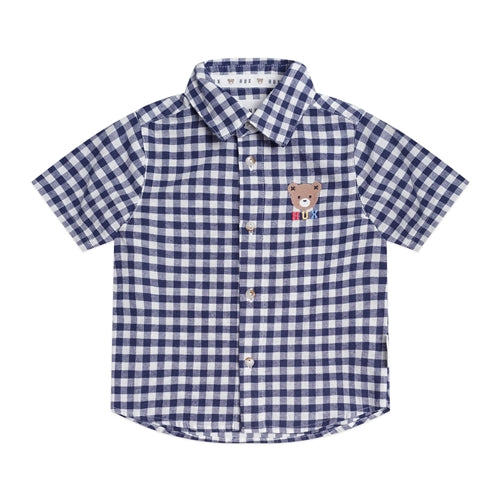 Hux - Huxbear Button Up Blue Check