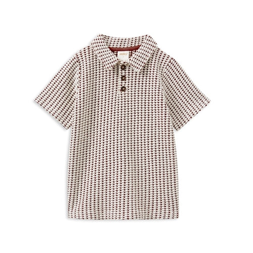 Milky - Chocolate Knit Polo (MS25)