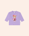 Huxbaby Baller Huxette Drop Sleeve Top in VIOLET