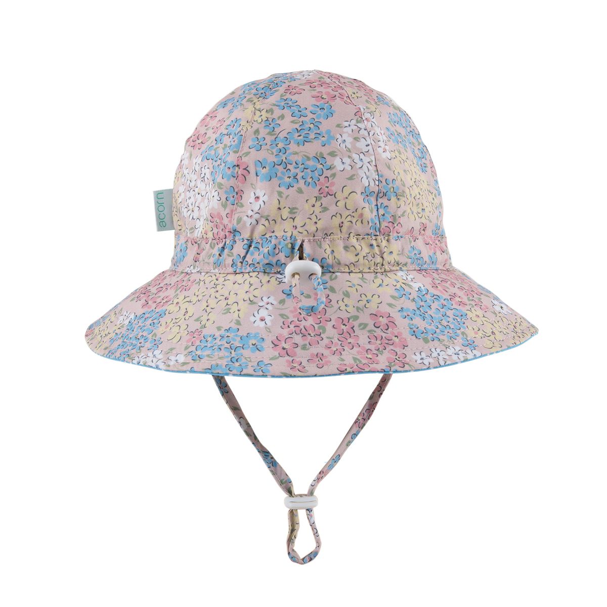 Acorn Kids Sophie Wide Brim Sunhat in Pink and Multi