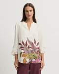 Yarra Trail Botanical Blouse in BOTANICAL PRINT