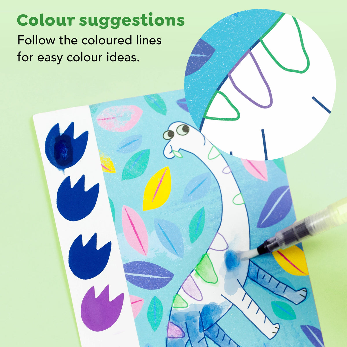 Tiger Tribe Paint a Picture Set - Dinosaurs in Single
