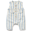 Wilson & Frenchy - Deep Blue Stripe Organic Growsuit (WFS25)